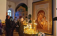 В Солотче отпраздновали престольный праздник Казанского храма