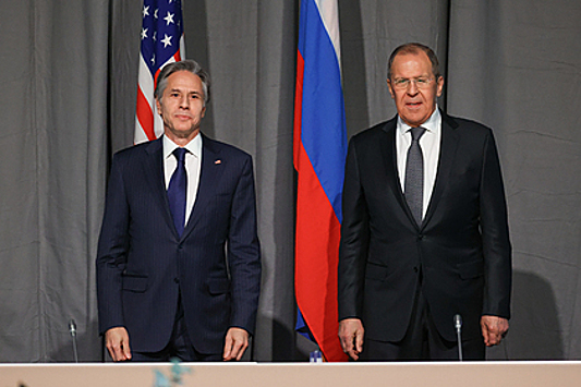 США направили России запрос о разговоре Блинкена с Лавровым