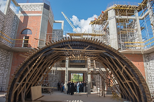 В апреле строители начнут отделку фасадов Кирилло-Мефодиевского храма в Ростокине