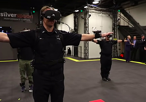 Американская полиция показала, как тренируется в виртуальной реальности