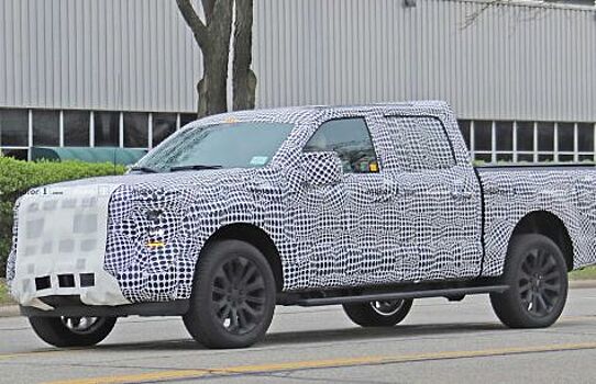Шпионский ролик Ford F-150 2021 под камуфляжем