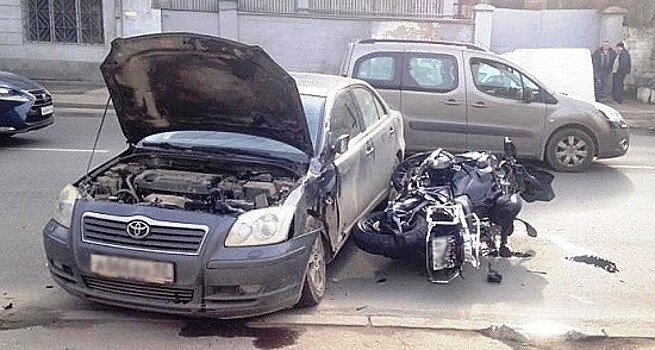 Произошло два ДТП с участием мотоциклов