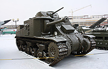 Американский танк M3 "Генерал Ли" прибыл из Москвы в музей военной техники УГМК на Урале