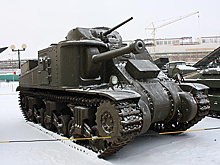 Американский танк M3 "Генерал Ли" прибыл из Москвы в музей военной техники УГМК на Урале
