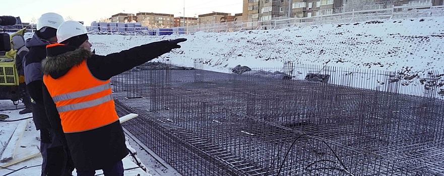 В Братске активно продолжается строительство РУСАЛ-квартала, работы идут строго по графику