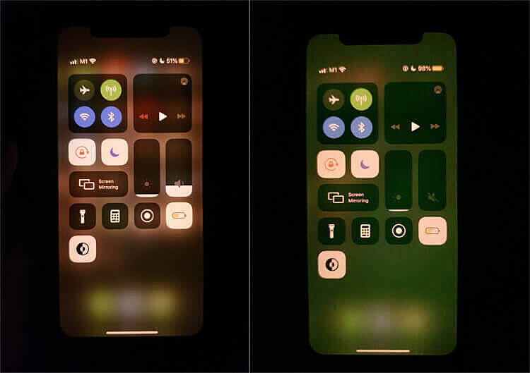Экраны новых iPhone 13 позеленели