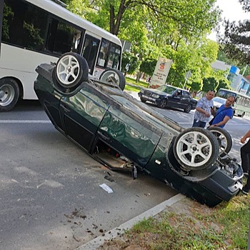 «День жестянщика»: в центре Анапы – два серьезных ДТП