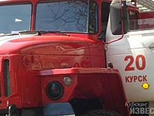 В Курске на ул.Запольная сгорела баня