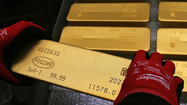 Россия осталась вторым в мире производителем золота в 2024 году