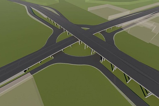 На ЕКАД построят первую в регионе трехуровневую развязку