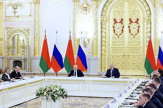 Путин заявил о подготовке концепции безопасности Союзного государства