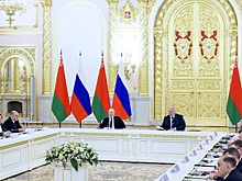 Путин заявил о подготовке концепции безопасности Союзного государства