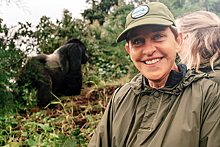 Популярная американская ведущая исполнила свою мечту о спасении горилл