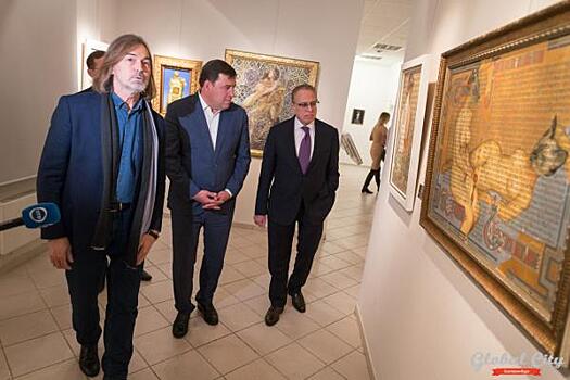 Никас Сафронов на выставке в Ульяновске представил репродукции работ