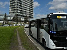 Новый автобус КамАЗ начали тестировать в Нижнем Новгороде