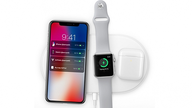 Apple представила беспроводное зарядное устройство AirPower