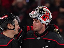 Российского вратаря признали третьей звездой дня в НХЛ