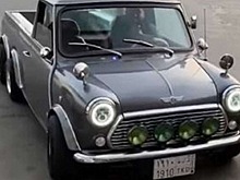Посмотрите на шестиколесный пикап MINI Cooper