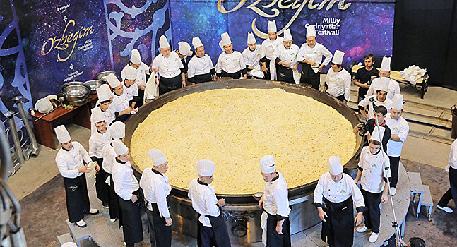 Плов на 22 тыс порций — узбекские повара хотят установить мировой рекорд