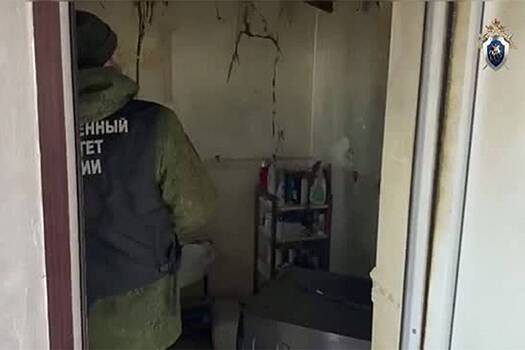 Взорвавшийся в российском регионе дом попал на видео