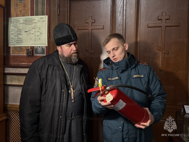 Курские спасатели проверили 207 храмов перед Рождественской службой