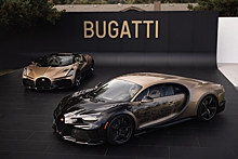 Bugatti построила уникальный «золотой» родстер W16 Mistral