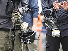 Сопровождавшие главу МВД Украины западные журналисты попали под обстрел