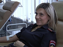 В Воронеже инспекторы ГИБДД сдали больше 30 литров крови для пострадавших в ДТП