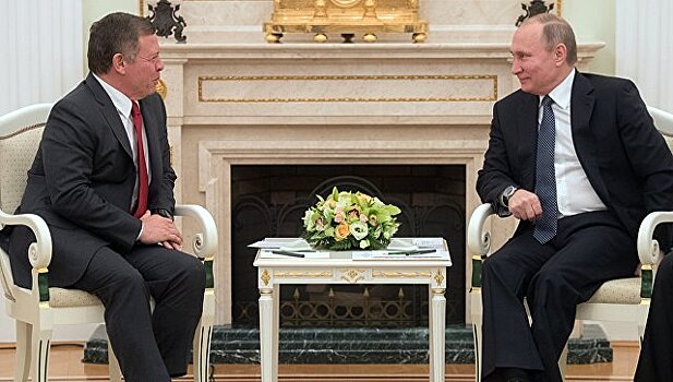 Путин встретился с королем Иордании
