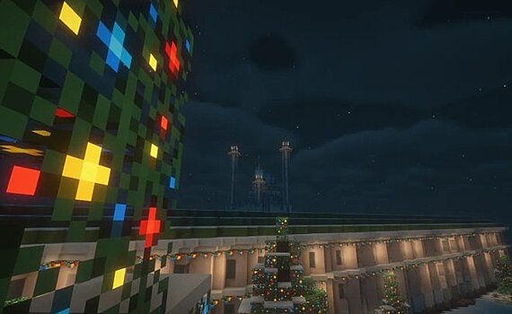 Подростки построили Казанский кремль в игре Minecraft