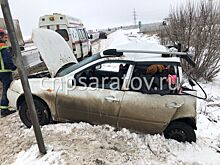 Под Саратовом в ДТП с фурой пострадала женщина