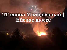 На видео попало, как под Краснодаром пожар в гараже закончился шоу фейерверков
