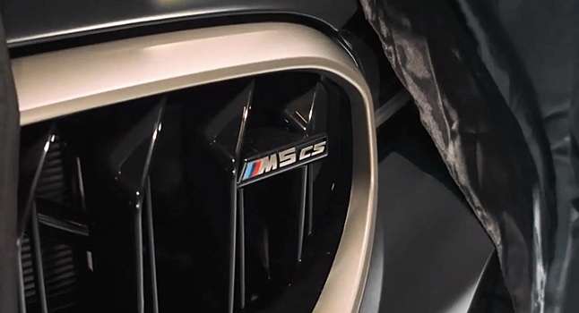 Обнародовано видео спецверсии BMW M5 CS