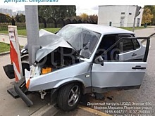 В ГИБДД раскрыли подробности аварии со столбом на Поречной