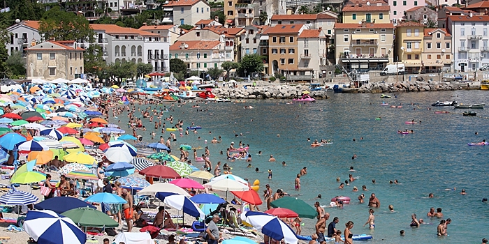 В Хорватии царит жара