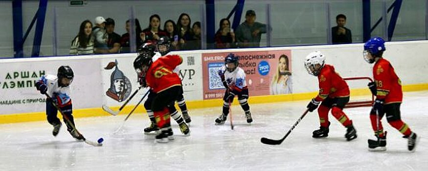 В Калмыкии состоялся первый детский турнир по хоккею
