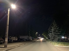 Освещение восстановили вдоль дороги на проспекте Ленина в Нижнем Новгороде