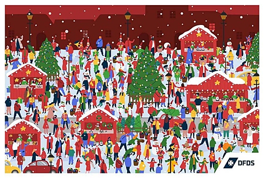 Интернет ищет Санта-Клауса на новогодней ярмарке