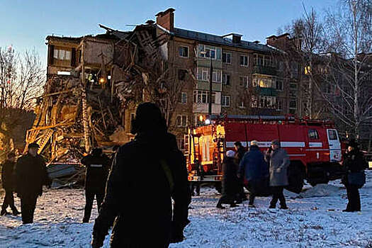 Спасатели завершили поисковые работы после взрыва в жилом доме в Тульской области