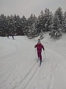 Лыжные трассы на территории благоустроенных пространств организовали в Выксе