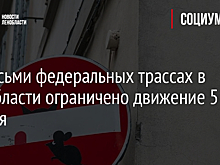 На восьми федеральных трассах в Ленобласти ограничено движение 5 апреля