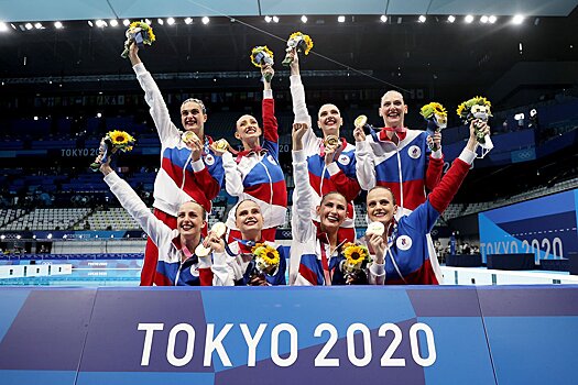 Олимпиада-2020 в Токио, Синхронное плавание, команды — результаты 7 августа 2021 года, у России — золото