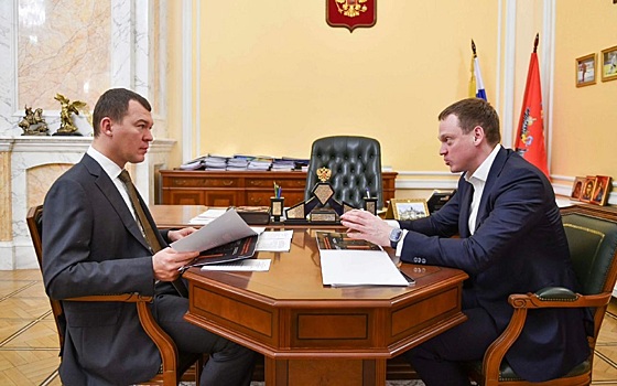 Павел Малков с министром спорта РФ Михаилом Дегтяревым обсудил развитие спорта