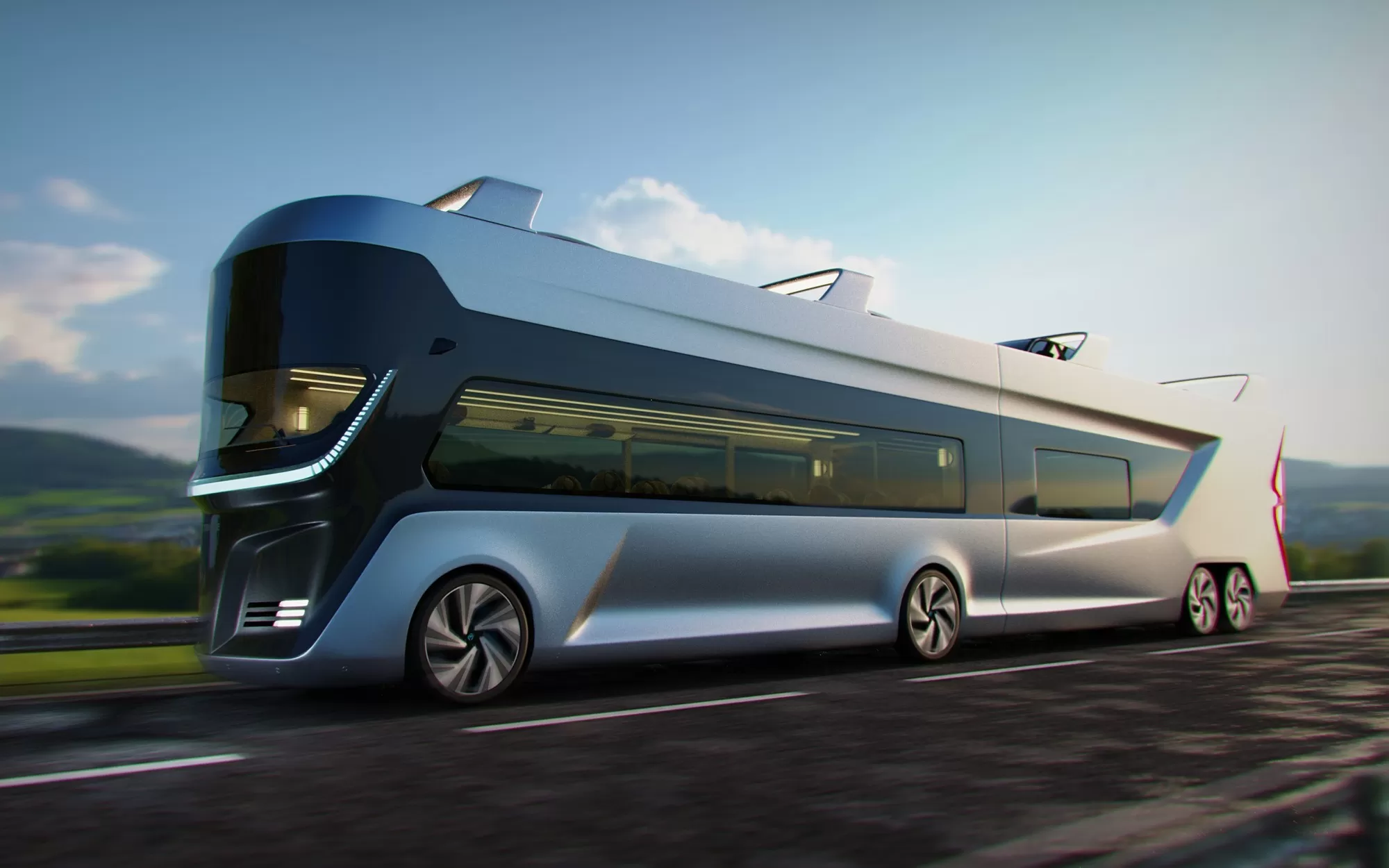 Symone: французский водородный автобус для людей и машин представят к Олимпиаде 2024