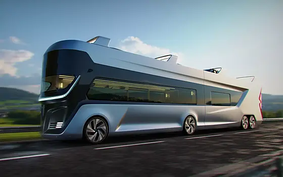 Французский водородный автобус для людей и машин представят к Олимпиаде 2024