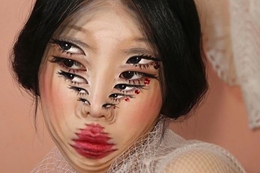 Бьюти-блогер создала макияж с пятью парами глаз