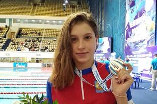 Кузбасская пловчиха стала призером чемпионата России