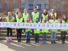 В Пудоже детей агитировали за «Мото-вело безопасность»