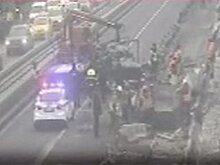 Человек пострадал в аварии на Ленинградке