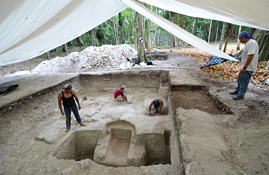 Найдена древнейшая сауна майя
